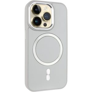 Шкіряний чохол для Apple iPhone 14 Pro Max Сірий SnapCase with MagSafe