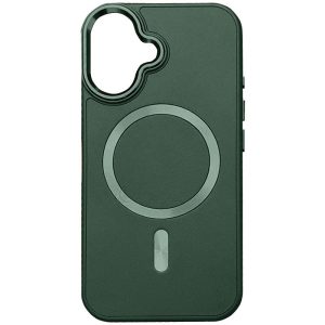 Шкіряний чохол для Apple iPhone 16 Зелений SnapCase with MagSafe