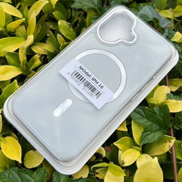 Шкіряний чохол для Apple iPhone 16 Сірий SnapCase with MagSafe - Зображення 2