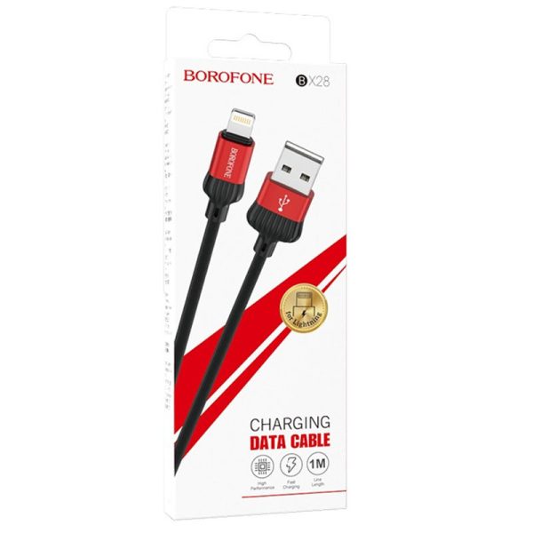 Дата кабель Borofone BX28 Dignity USB to Lightning (1m) - Зображення 5
