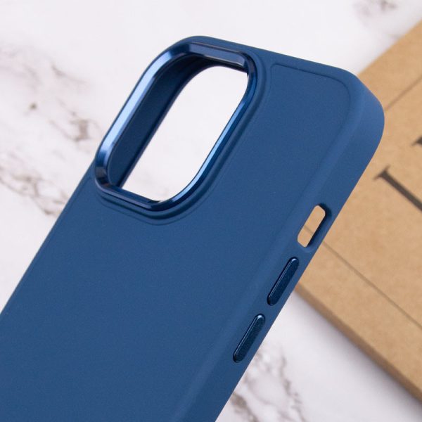 Чохол для iPhone 14 Pro Max Синій Bonbon Metal Style - Зображення 5