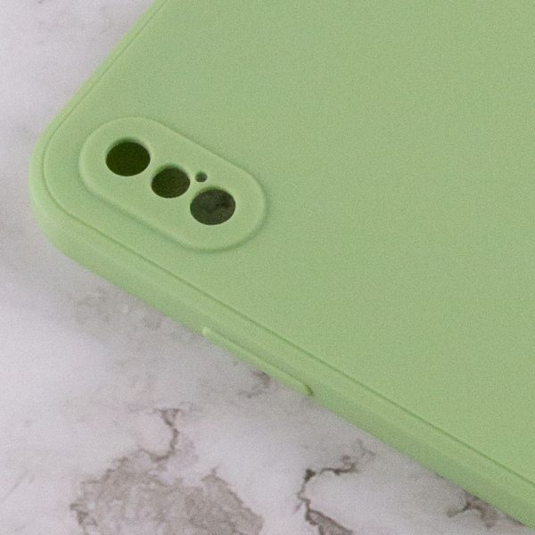 Силіконовий чохол для Apple iPhone XS Max Зелений Candy Full Camera - Зображення 3