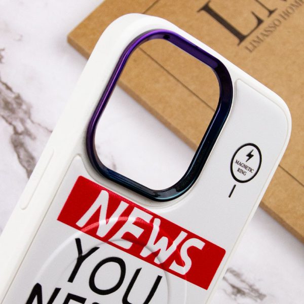 Чохол для iPhone 13 Pro News Funny pictures with MagSafe - Зображення 5