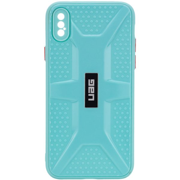 Чохол для iPhone XS Max Бірюзовий TPU+PC UAG
