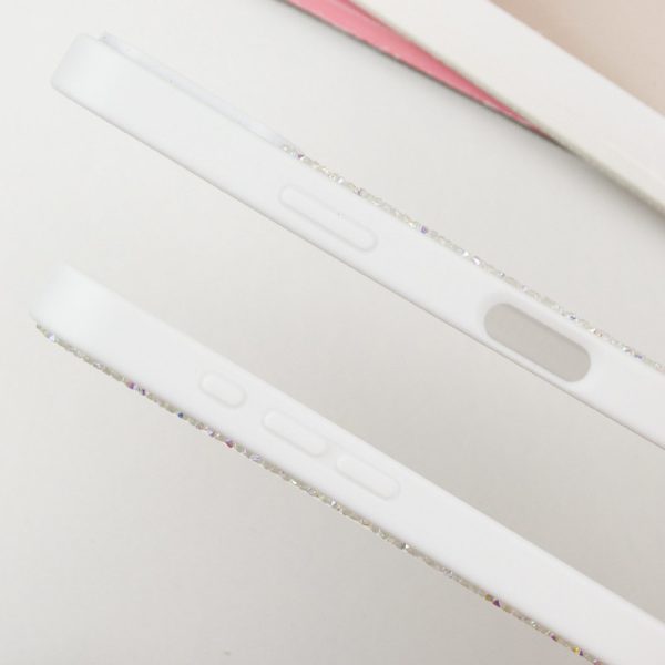 Чохол для iPhone 16 Білий Bling World Rock Diamond with MagSafe - Зображення 2