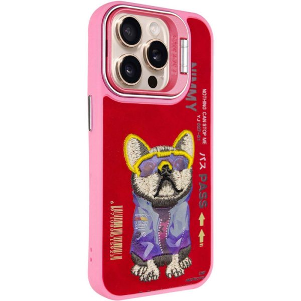 Чохол для iPhone 15 Pro Рожевий Dog Friends