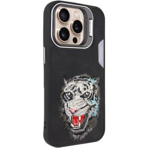Чохол для iPhone 15 Pro Max Чорний Tiger Friends