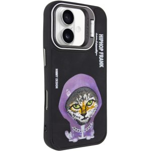 Чохол для iPhone 16 Чорний Cat Friends