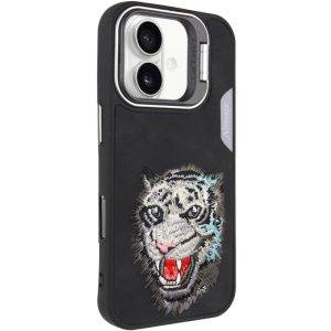 Чохол для iPhone 16 Чорний Tiger Friends