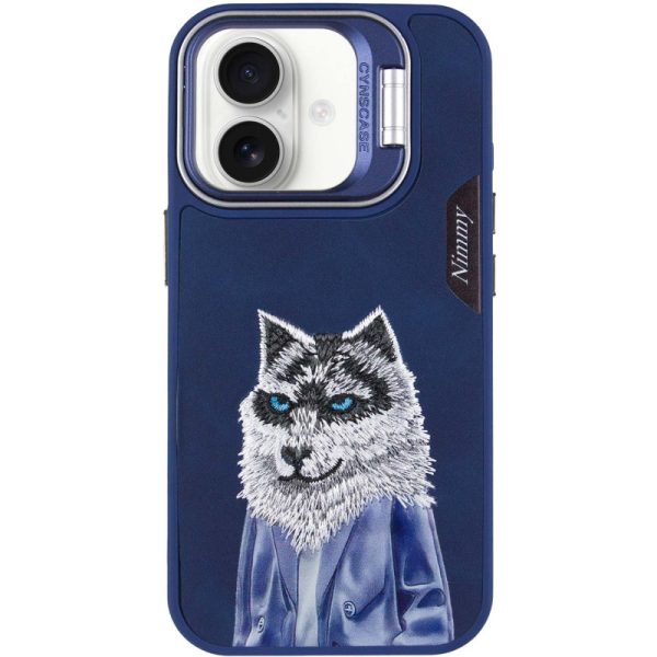 Чохол для iPhone 16 Синій Wolf Friends - Зображення 2
