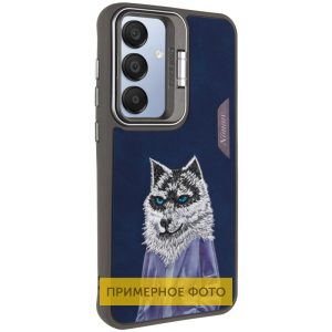 Чохол для Samsung Galaxy A06 Синій Wolf Friends