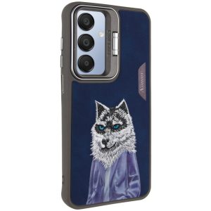 Чохол для Samsung Galaxy A16 4G/5G Синій Wolf Friends