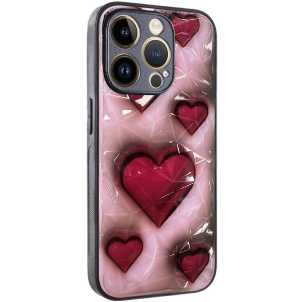 Чохол для iPhone 15 Pro Max Hearts Prisma Plushie