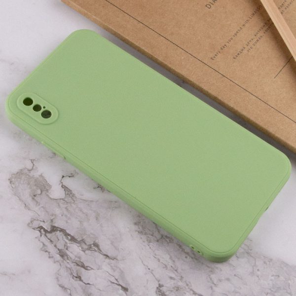 Силіконовий чохол для Apple iPhone XS Max Зелений Candy Full Camera - Зображення 4