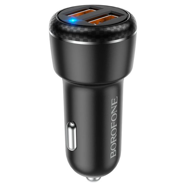 АЗП Borofone BZ17 QC3.0 (2USB/3A) + Type-C - Зображення 2