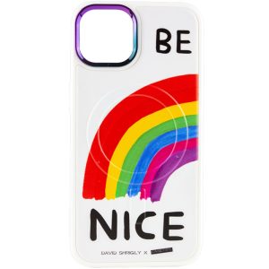 Чохол для iPhone 12 Pro Max Be Nice Funny pictures with MagSafe
