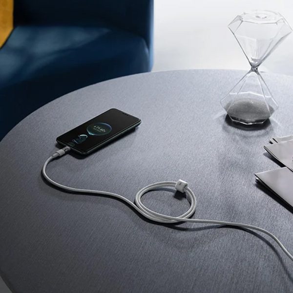 Дата кабель Baseus Gem Fast Charging USB to Type-C 100W (2m) (P10373002111) Білий - Зображення 2