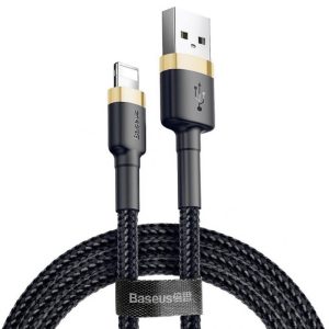 Дата кабель Baseus Cafule Lightning Cable 2.4A 1м (CALKLF-B) Чорний