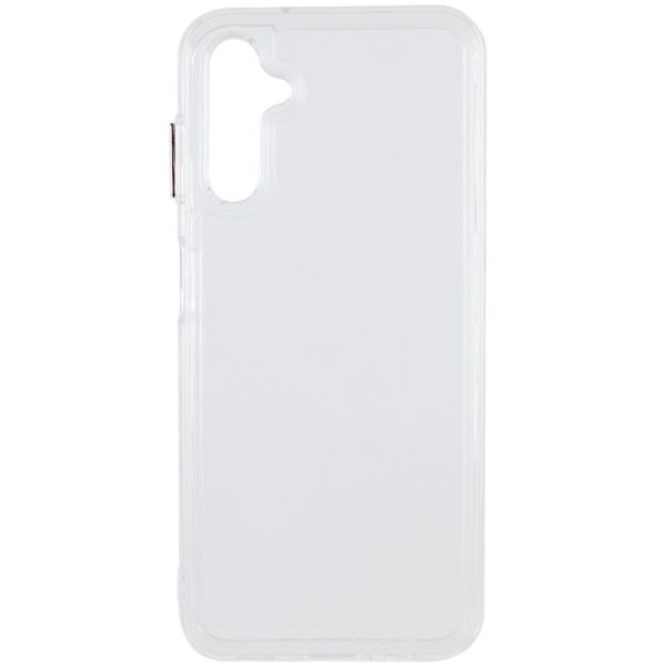 Чохол для Samsung Galaxy A14 4G/5G Прозорий TPU+PC Прозорий 2.0 mm metal buttons - Зображення 4