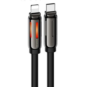 Дата кабель Hoco U136 Prize Type-C to Lightning 27W (1.2m) Чорний