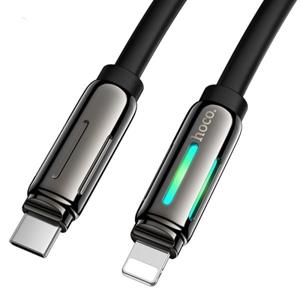 Дата кабель Hoco U136 Prize Type-C to Lightning 27W (1.2m) Чорний - Зображення 2
