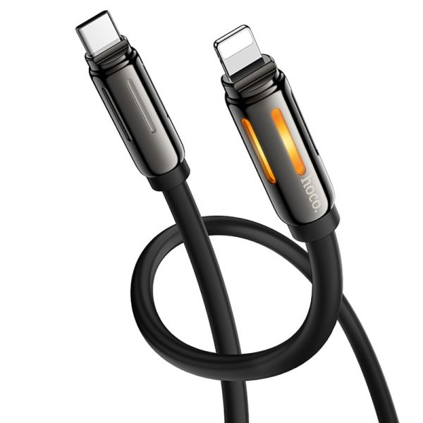 Дата кабель Hoco U136 Prize Type-C to Lightning 27W (1.2m) Чорний - Зображення 3