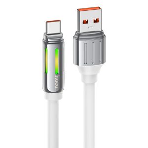 Дата кабель Hoco U136 Prize USB to Type-C 5A (1.2m) Білий