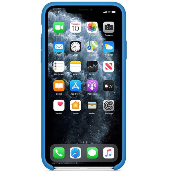 Чохол для iPhone 11 Pro сіліконовий синій - Зображення 2