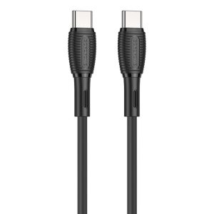 Дата кабель Borofone BX86 Advantage Type-C to Type-C 60W (1m) Чорний