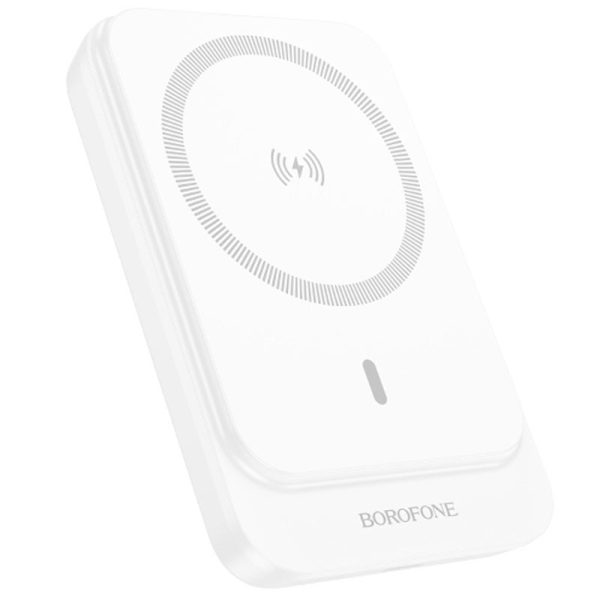 Павербанк Power Bank BOROFONE BJ63 Nimble PD20W з БЗП 5000 mAh Білий