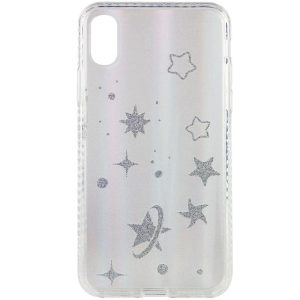 TPU+Glass чохол для Apple iPhone XS Max Зірки Aurora Space