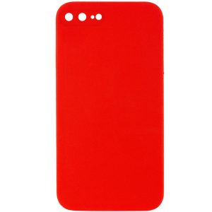 Silicone Case Square Full Camera Protective NOLOGO для Apple iPhone 7 plus / 8 plus Червоний