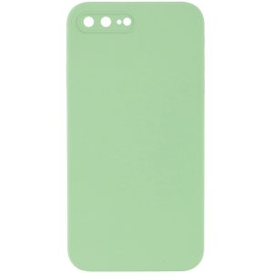 Silicone Case Square Full Camera Protective NOLOGO для Apple iPhone 7 plus / 8 plus М'ятний