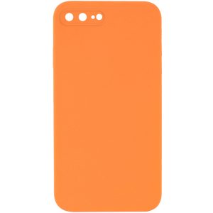 Silicone Case Square Full Camera Protective NOLOGO для Apple iPhone 7 plus / 8 plus Помаранчевий