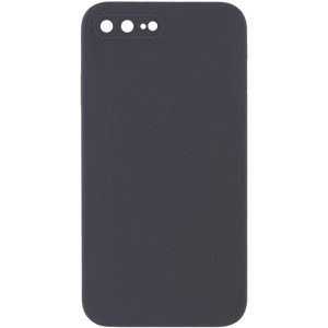 Silicone Case Square Full Camera Protective NOLOGO для Apple iPhone 7 plus / 8 plus Сірий