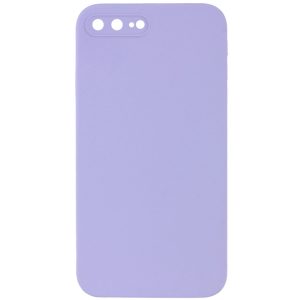 Silicone Case Square Full Camera Protective NOLOGO для Apple iPhone 7 plus / 8 plus Бузковий
