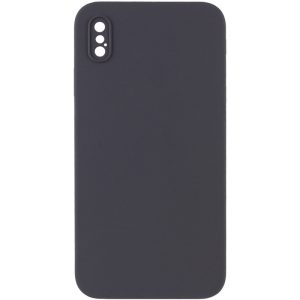 Silicone Case Square Full Camera Protective NOLOGO для Apple iPhone X / XS Сірий