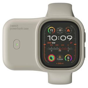 Павербанк Charging Soft Case for Apple Watch 49mm 1200 mAh Білий