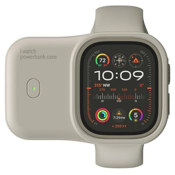 Павербанк Charging Soft Case for Apple Watch 49mm 1200 mAh Білий