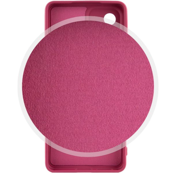 Чохол для Samsung Galaxy A36 5G Бордовий Silicone Cover Lakshmi Full Camera - Зображення 3