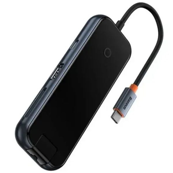 Перехідник HUB Baseus AcmeJoy 8-Port Type-C HUB Adapter (WKJZ010613) Сірий