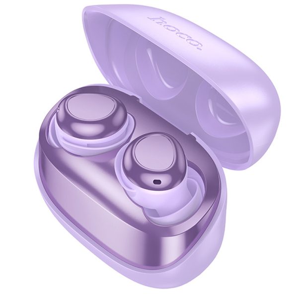 Бездротові TWS навушники Hoco EW200 Elegant Фіолетовий - Зображення 2