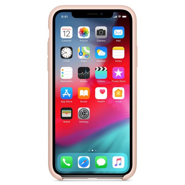 Чохол для iPhone XS Max Рожевий Silicone Case without Logo - Зображення 2