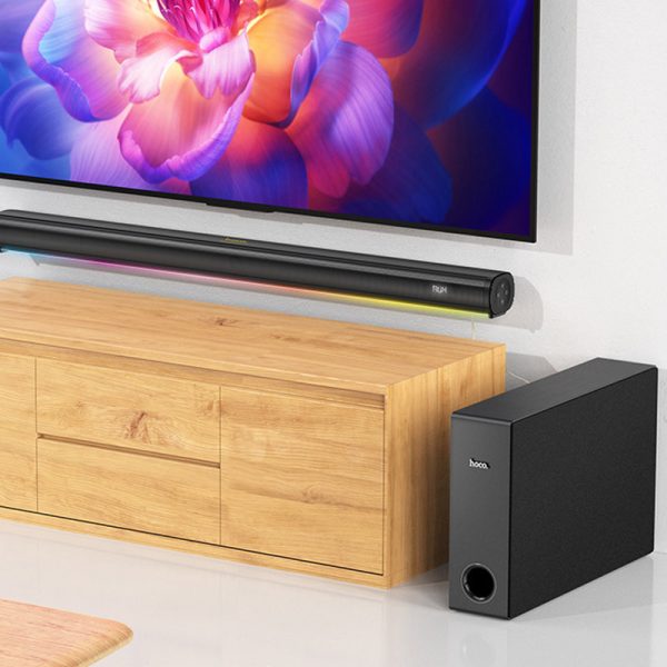 Bluetooth колонка Hoco HS1 Prestige home theater speaker Чорний - Зображення 8