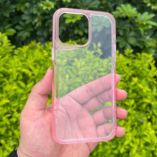 Чохол для iPhone 15 Рожевий TPU+PC Incline - Зображення 3