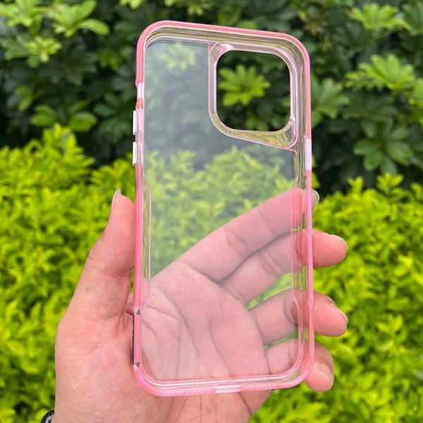 Чохол для iPhone 15 Рожевий TPU+PC Incline - Зображення 4
