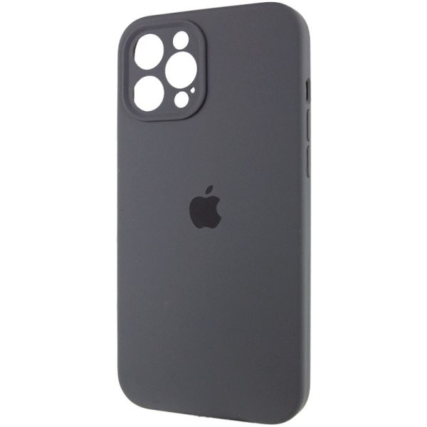 Чохол для iPhone 12 Pro Сірий Silicone Case Full Camera Protective - Зображення 3