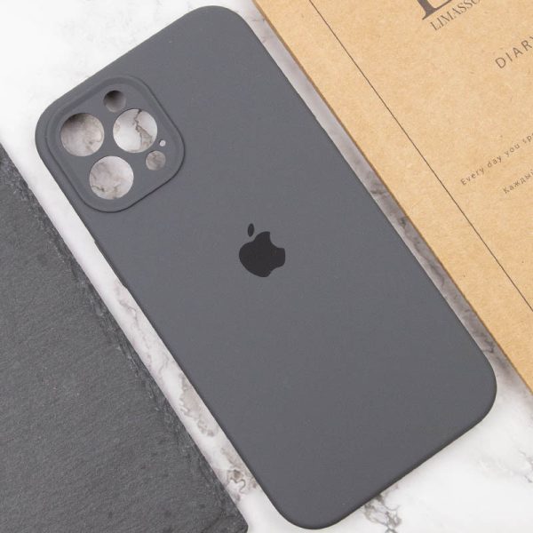 Чохол для iPhone 12 Pro Сірий Silicone Case Full Camera Protective - Зображення 5