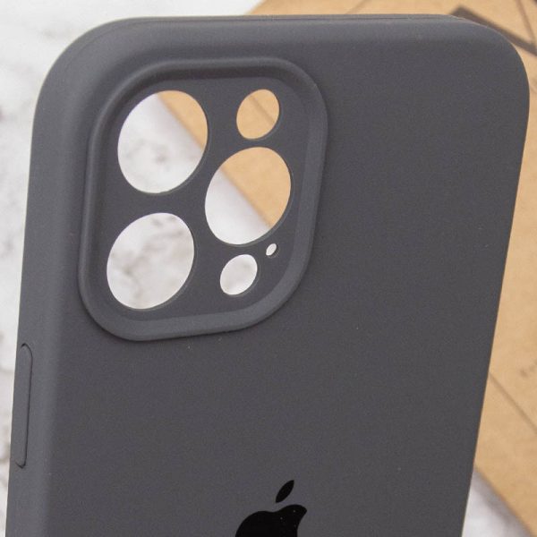 Чохол для iPhone 12 Pro Сірий Silicone Case Full Camera Protective - Зображення 6