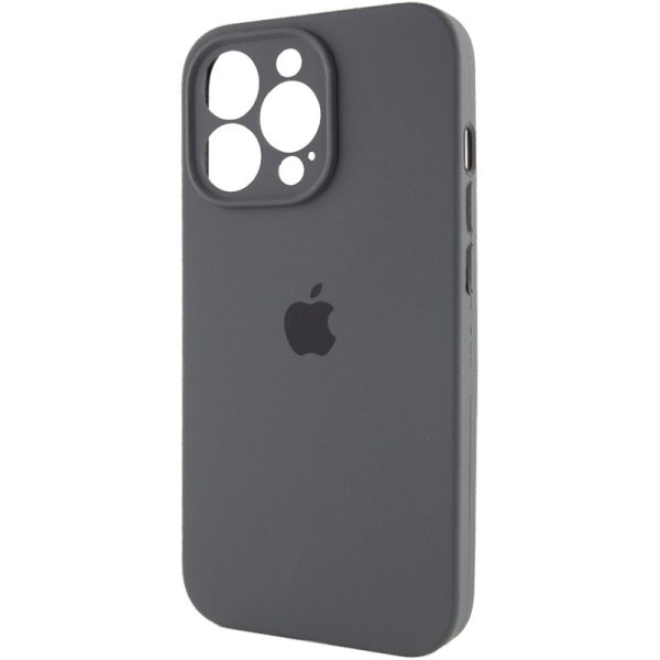 Чохол для iPhone 14 Pro Max Сірий Silicone Case Full Camera Protective - Зображення 3